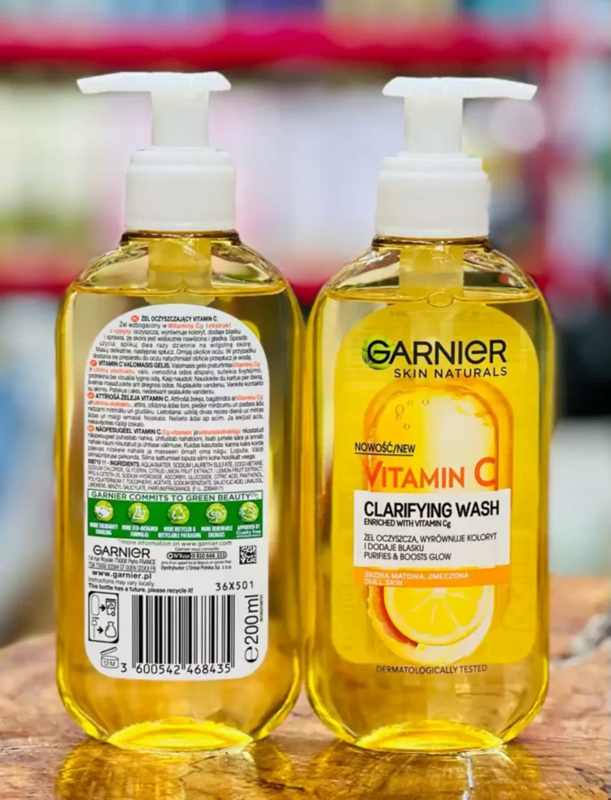 ژل شستشوی گارنیر مدل ویتامین C ۲۰۰ میل مخصوص انواع …