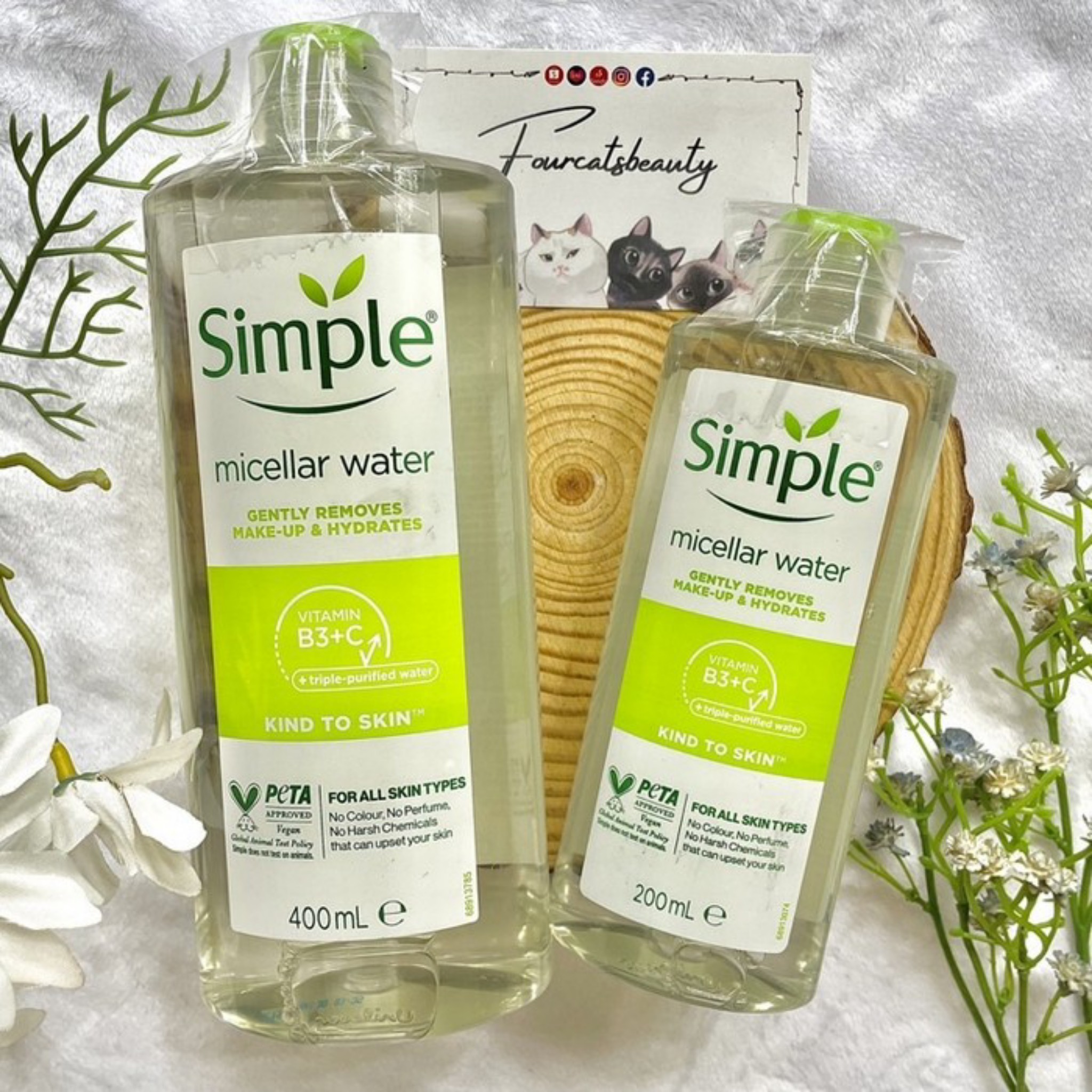 میسلار واتر سیمپل ۲۰۰ میل مخصوص انواع پوست و پوست …